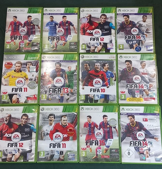 Fifa 10 Fifa 11 fifa 12 fifa 14 fifa 15 Xbox360