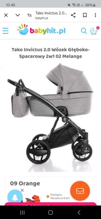 Wózek dziecięcy wielofunkcyjny Invictus 2.0