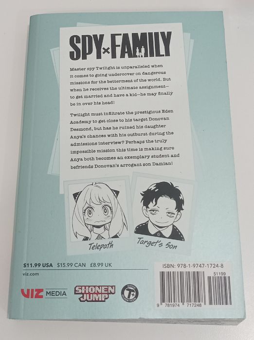Mangá "Spy x Family 2" em inglês