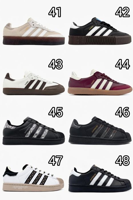 ВСЯ КОЛЕКЦІЯ‼️Кросівки літні ADIDAS Special / Samba / Superstar 36-45р Унісекс Преміум