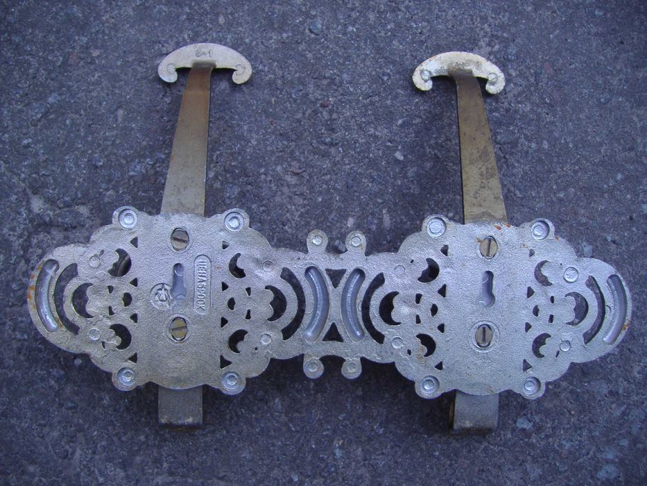 Вешалка антикварная СССР в коллекцию прихожую для декора (алюминий)