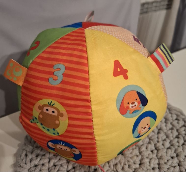 Chicco Piłka Miękka zabawka grajaca ,sensoryczna
