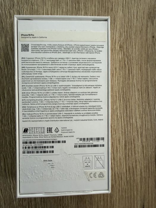 iPhone 16 Pro 128 GB – Desert Titanium – jak nowy – gwarancja