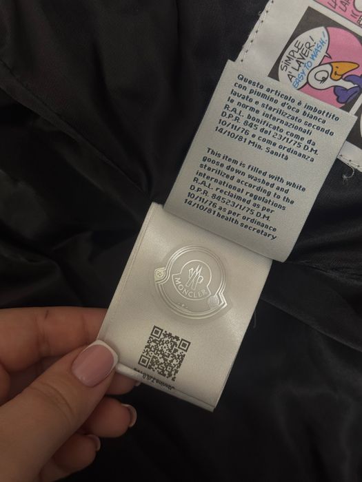 Пуховик унисекс Moncler оригинал