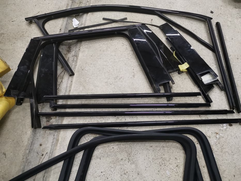 Cayenne 958 элементы дверей, хром, уплотнители