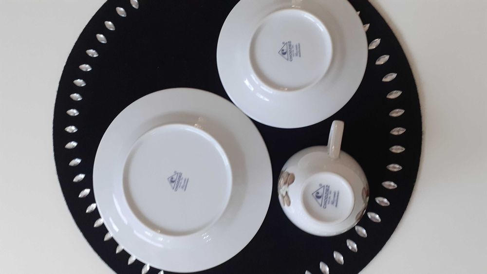 Zestaw 3el porcelana dla dziecka urodziny