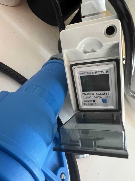 Medidor de eletricidade digital móvel