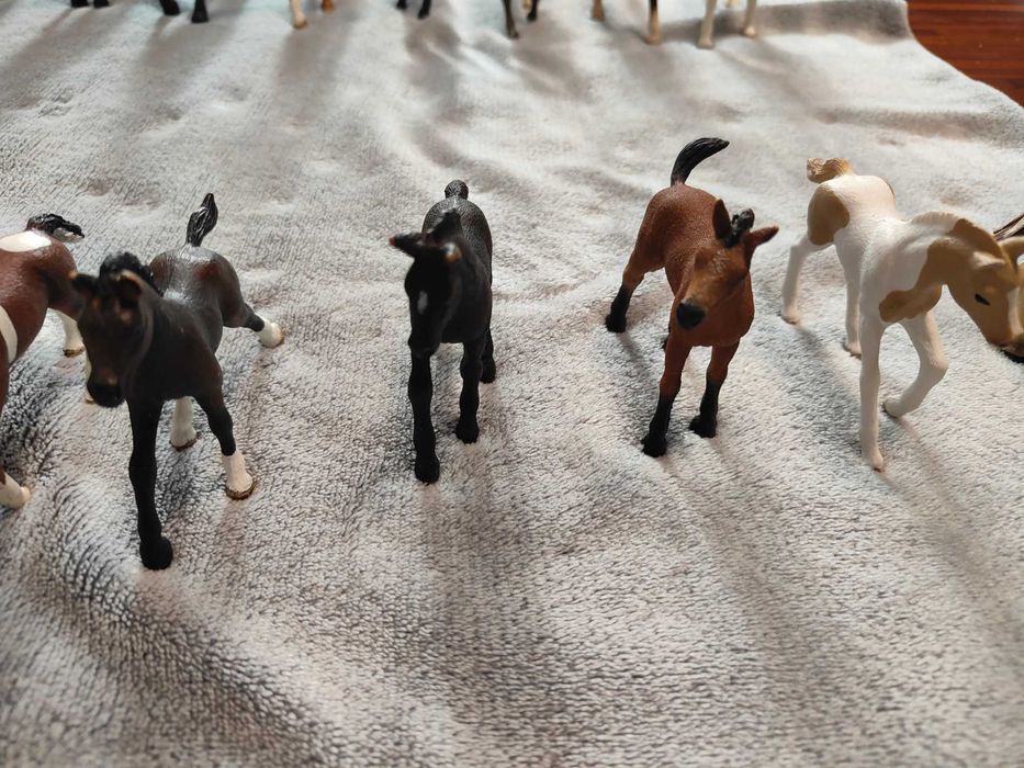 figurki schleich źrebaki