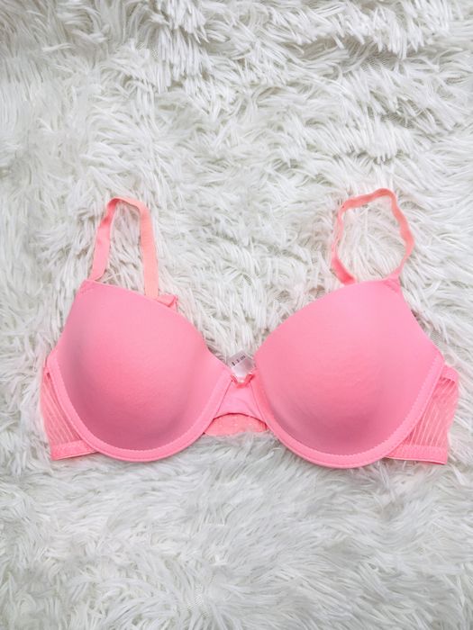 Biustonosz usztywniany 75B różowy