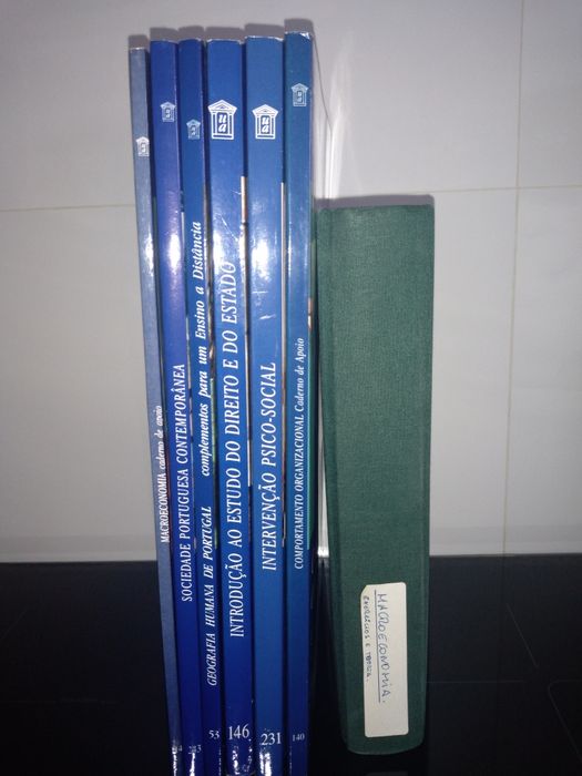 Livros/Manuais dos cursos de Psic. Social e Sociologia da Univ. Aberta