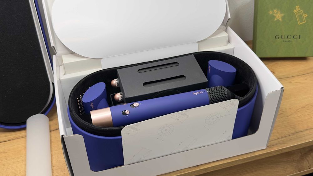Стайлер Dyson HS05 Airwrap Vinca Blue Rose Long Limited Edition дайсон Новий! Оригінал!