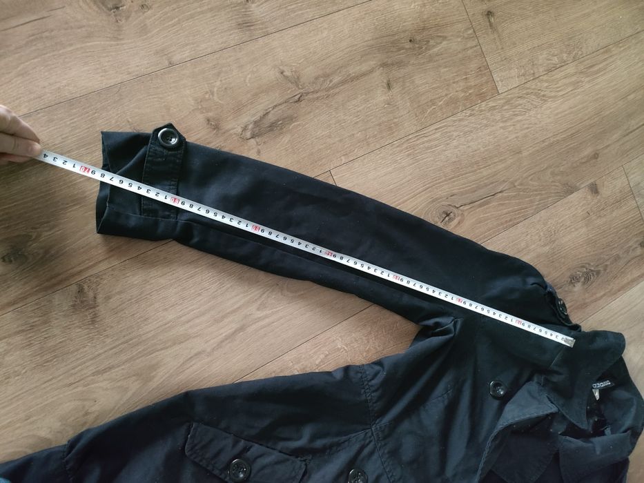 Trencz płaszcz dwurzędowy klasyczny