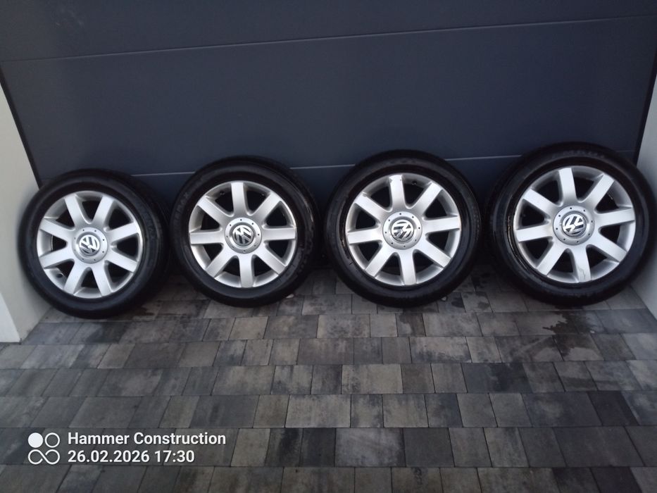 Felgi koła z oponami 5x112 16 cali golf Touran  passat i wiele innych