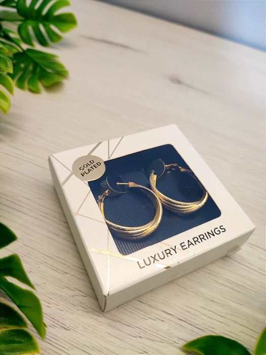 Brincos luxuosos Gold Plated