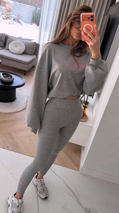 La coca dres komplet flex szary M/L