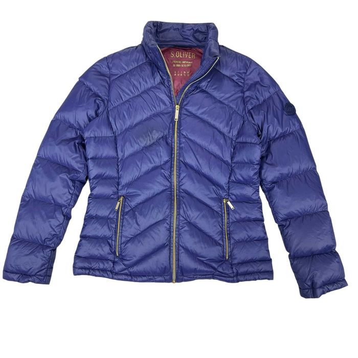 s Oliver kurtka puchowa damska 40 L naturalny puch ultralekka pikowana