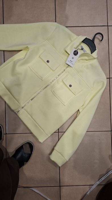 bluza bawełna ocieplana S, M nowa wymiary na zdjęciach