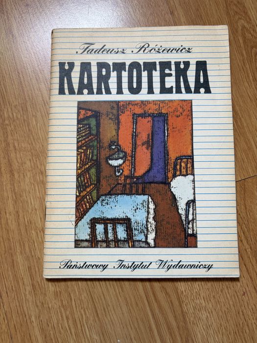 Kartoteka Tadeusz Różewicz 1988 wydanie