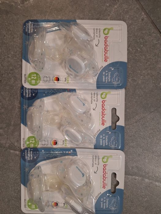 Zestaw smoczków badabulle +12 miesiecy