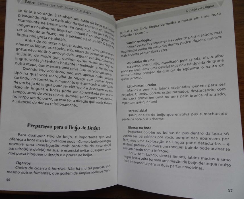 Beijos - Coisas Que Todo O Mundo Quer Saber
