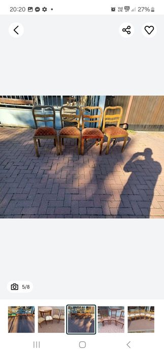 Krzesła Art Deco lata 30te. Różne inne.  Transport!