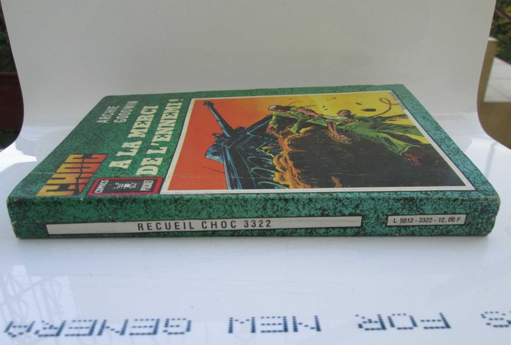 Livro BD Choc A la merci de l’ennemi 1982