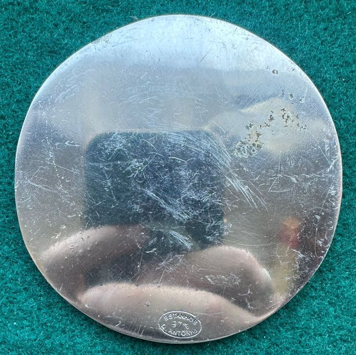 Medalha comemorativa em estanho