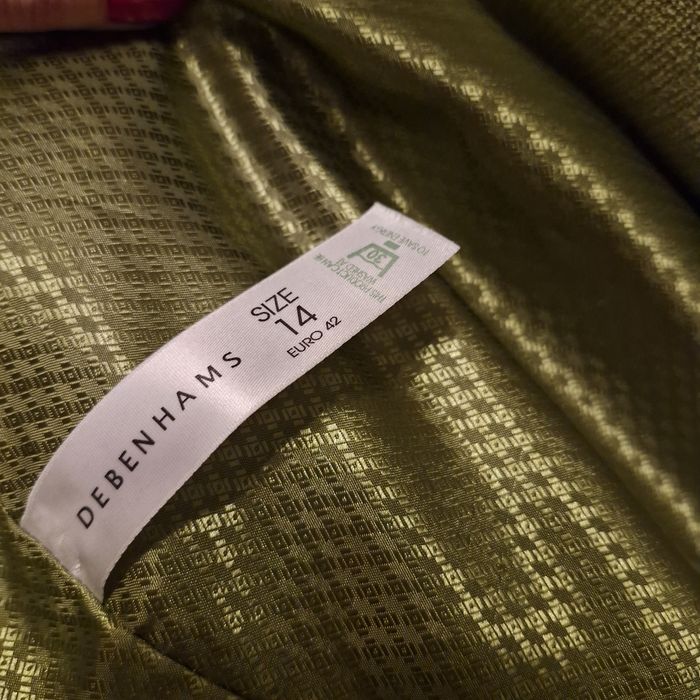 Marynarka żakiet damski zielony XL