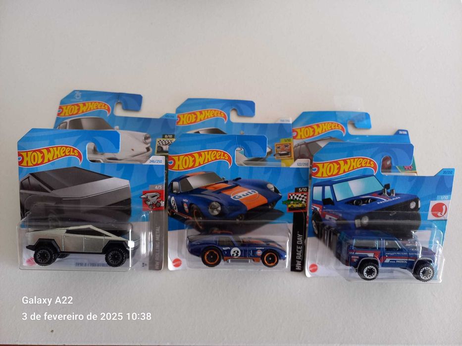 Bundle c/6 Unid. – HOT WHELLS Mainline 1/64 Lotes 2023/24/25 – Novo