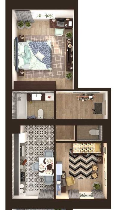 2-кімнатна квартира за адресою (площа 50,1 м²) - Atlanta.ua - фото 2