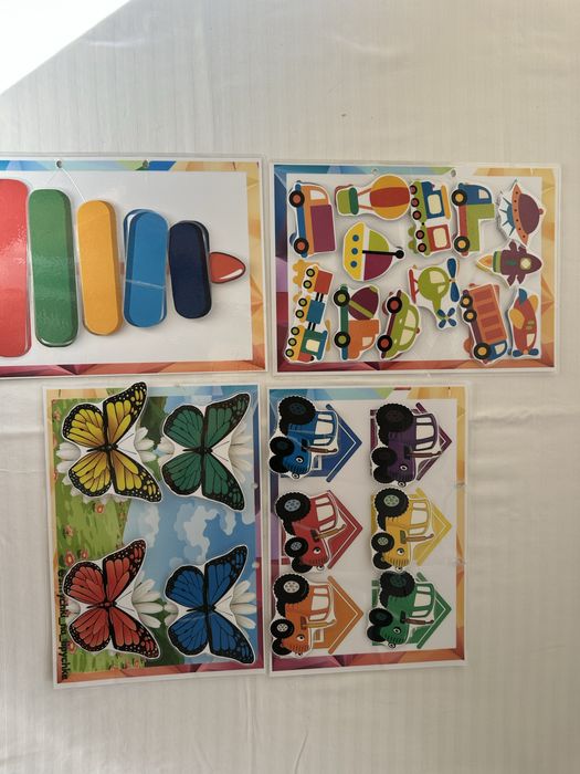 Картки для розвитку на ліпучках , гра на ліпучках для малюків