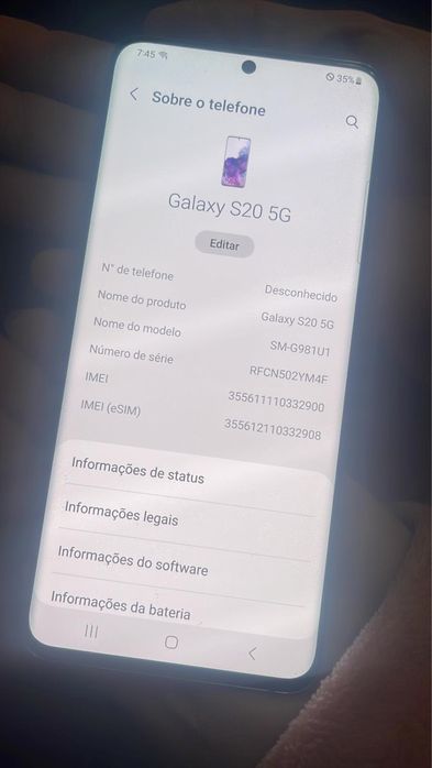 Samsung Galaxy S20 5G