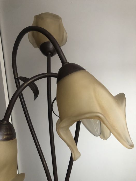 Lampa podłogowa kwiaty lampka stojąca 160 cm