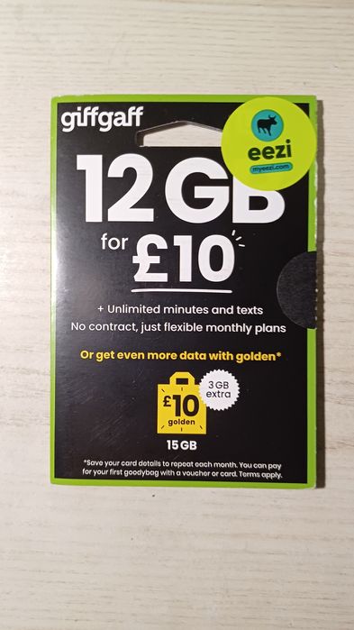 Karta SIM GiffGaff