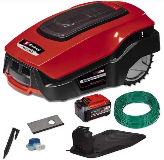 Robot Corta-relva Einhell FREELEXO 1200 LCD BT NOVO, selado + KIT COMPLETO - Anti-Roubo!-