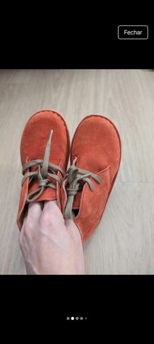 Botas camurça vermelha Oca Loca novas