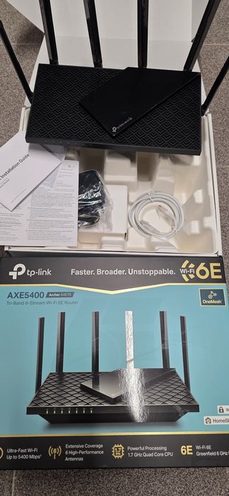 TPLINK AXE5400 Archer AXE75 Wifi 6E Tri-band 6 stream router