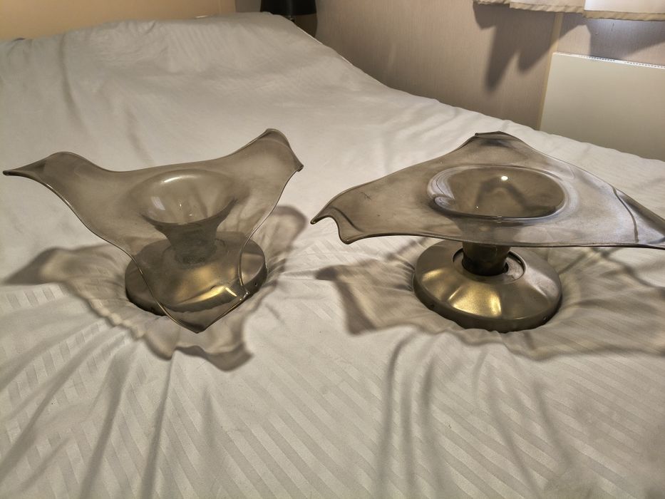 Lampa plafon vintage polam Pułtusk lata 60