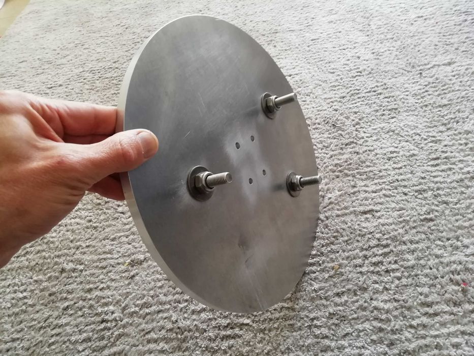 Tubo/Peça de alumínio redonda - Nova