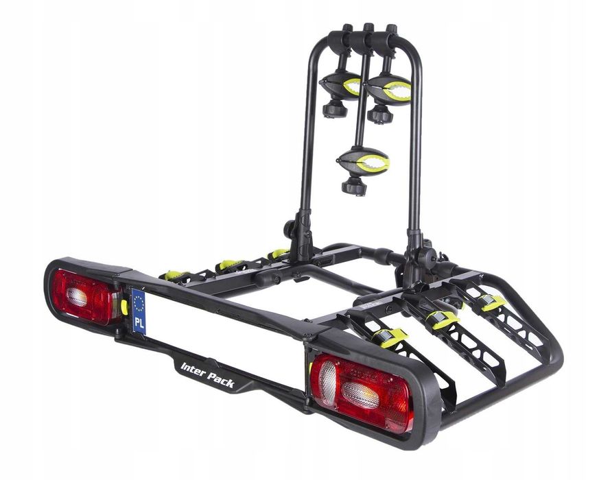 Bagażnik rowerowy platforma na hak Inter Pack Trio 3 na 3 rowery 13PIN