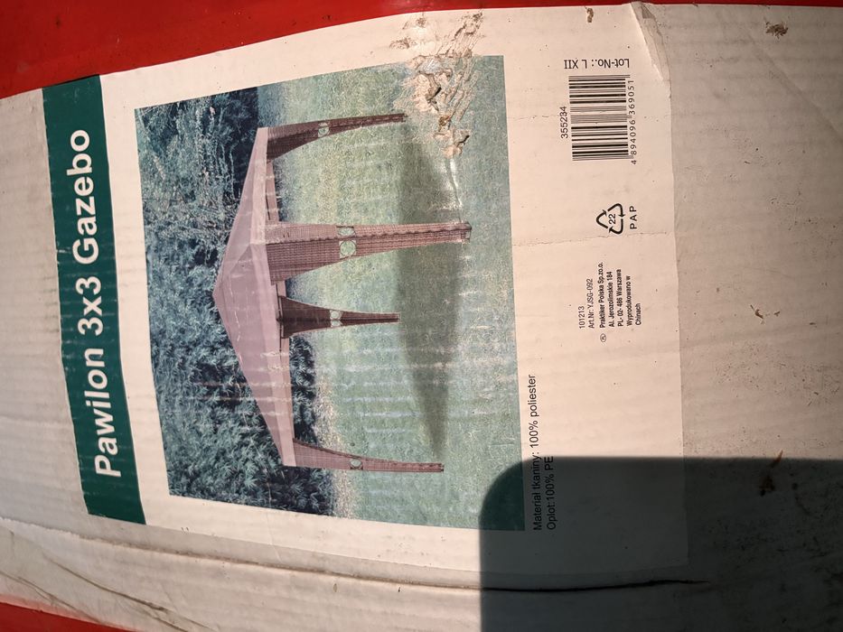 Pawilon altanka ogrodowa gazbeto 3x3
