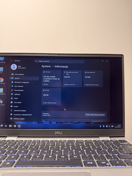 Dell Latitude 3320 | i5-1135G7 | 8 GB RAM | 256 Nvme