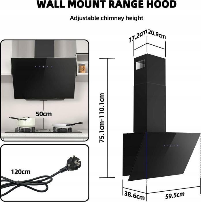 FIREGAS FGS-EBV13D460CC okap kuchenny 60 cm