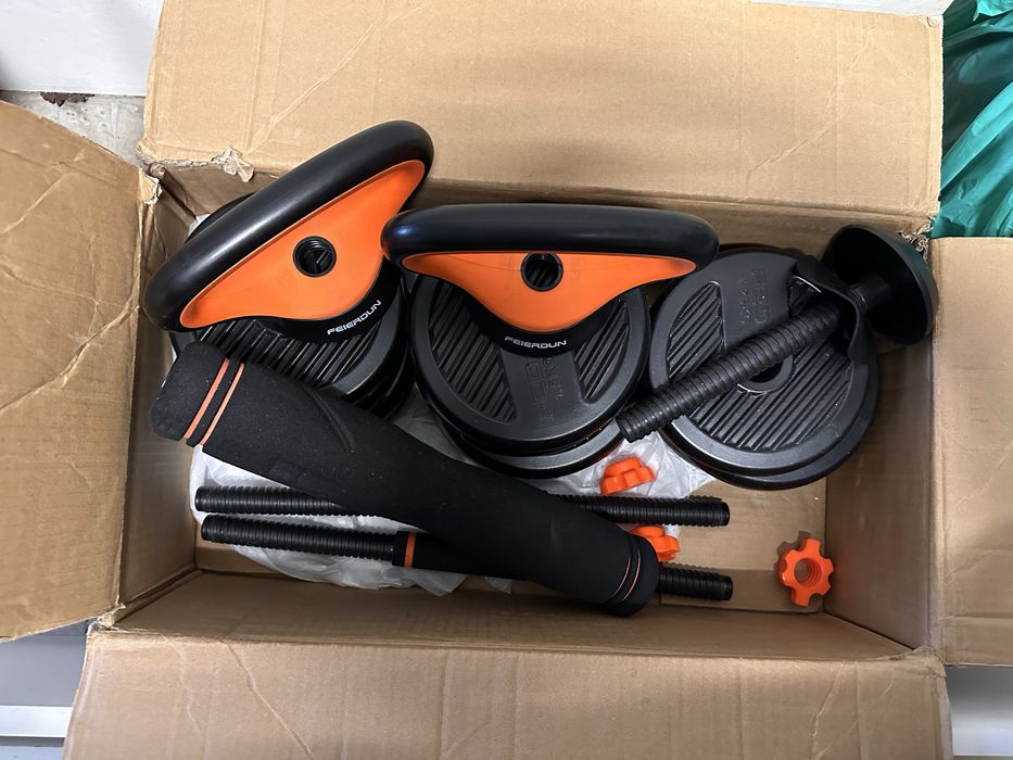 Kit de pesos ajustáveis - 20Kg