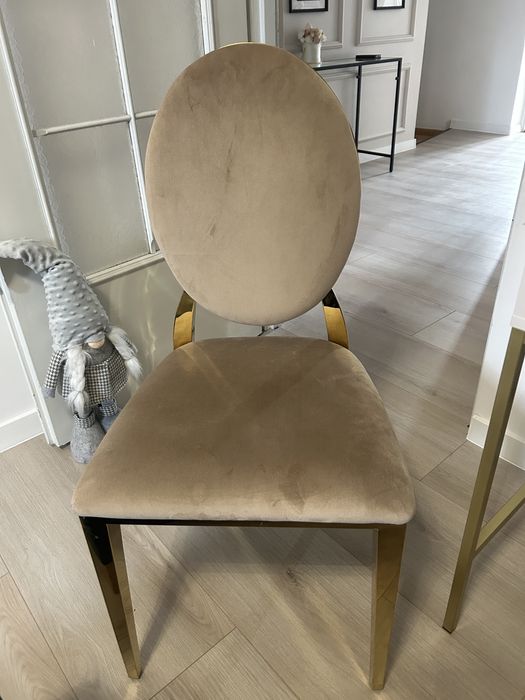 Krzesło złote glamour