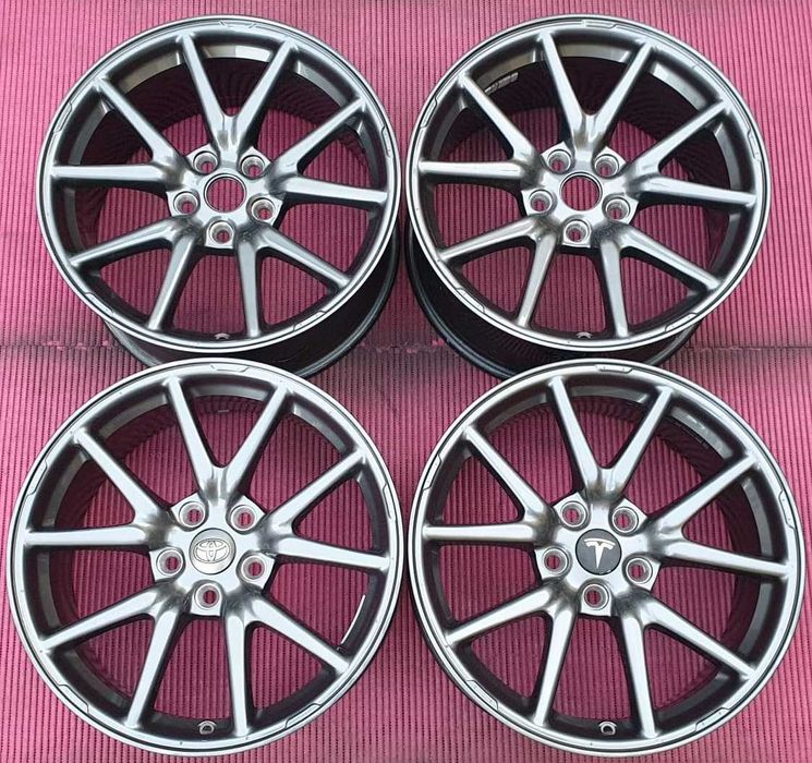 4197-Jantes 18 5x114.3 Originais Tesla Modell 3, tbm para Toyota