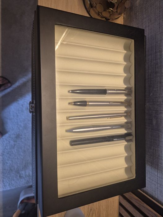 Conjunto canetas parker e caixa