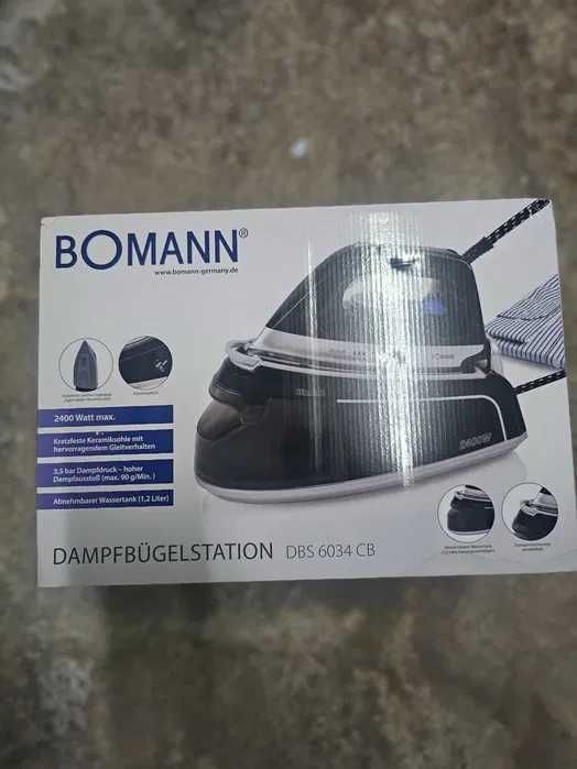 Ferro engomar a vapor Bomann DBS 6034 C novo