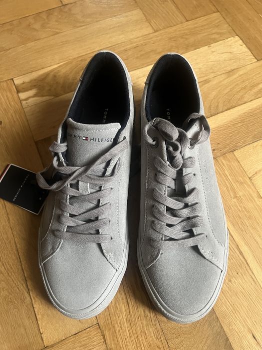 Sneakersy Tommy Hilfiger męskie szare rozmiar 41