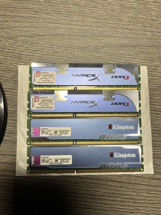 Ddr 3 Kingston hyperx 4x2gb